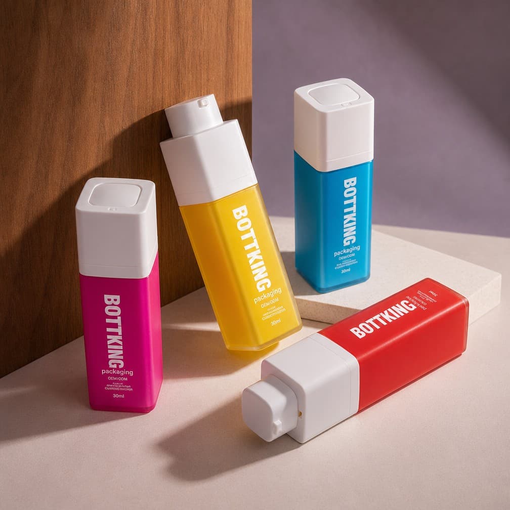Airless Cosmetic Containers — Airless cosmetic containers are sealed systems — bottles, jars, dual-chamber pac