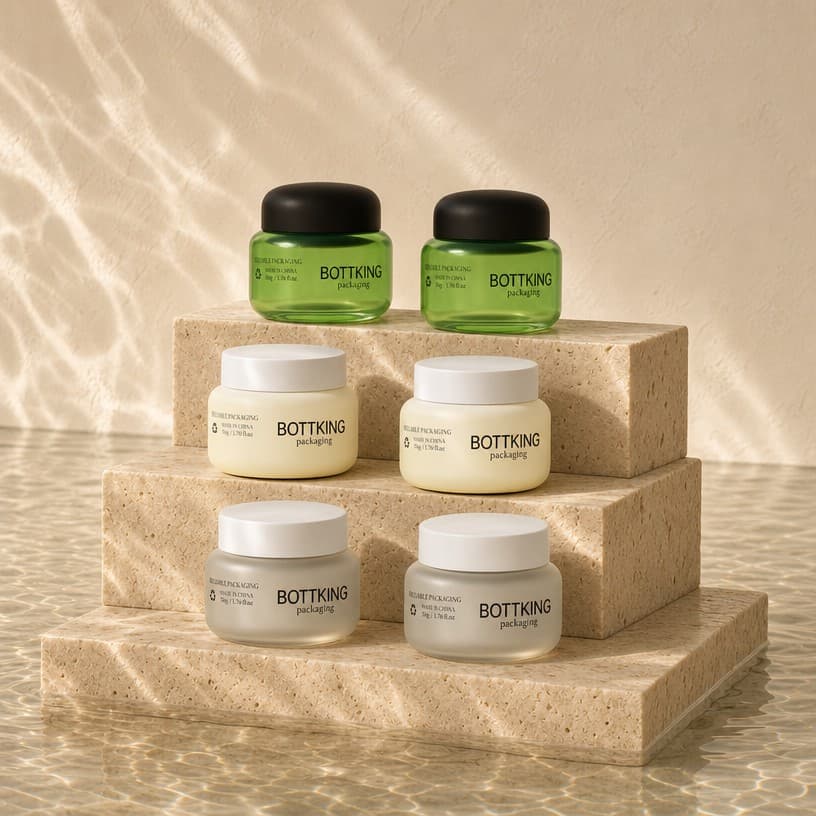 Eye Cream Packaging — Eye cream packaging is a 5–20 ml format — airless pump bottle, small jar or appl